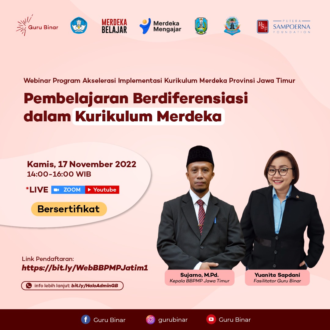 Webinar Pembelajaran Berdiferensiasi Dalam Kurikulum Merdeka Provinsi Sexiezpix Web Porn