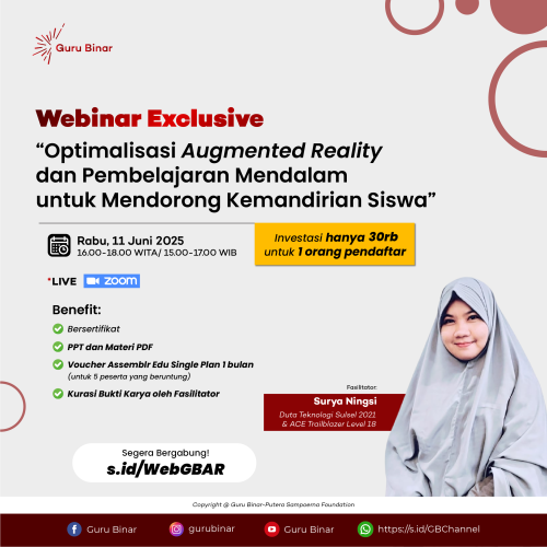 Photo Optimalisasi Augmented Reality dan Pembelajaran Mendalam untuk  Mendorong Kemandirian Siswa