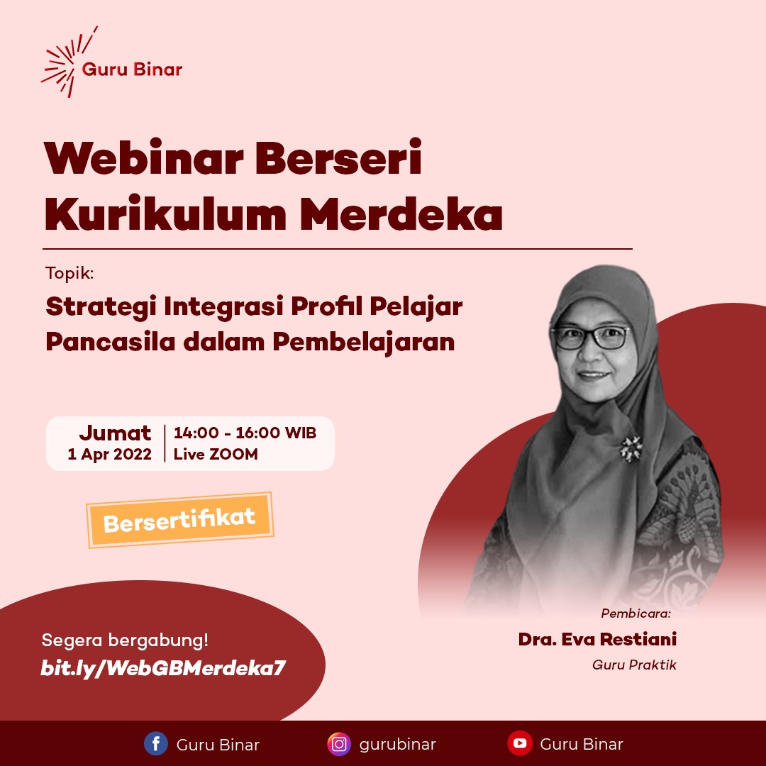 Webinar | Webinar Berseri Kurikulum Merdeka: Strategi Integrasi Profil ...