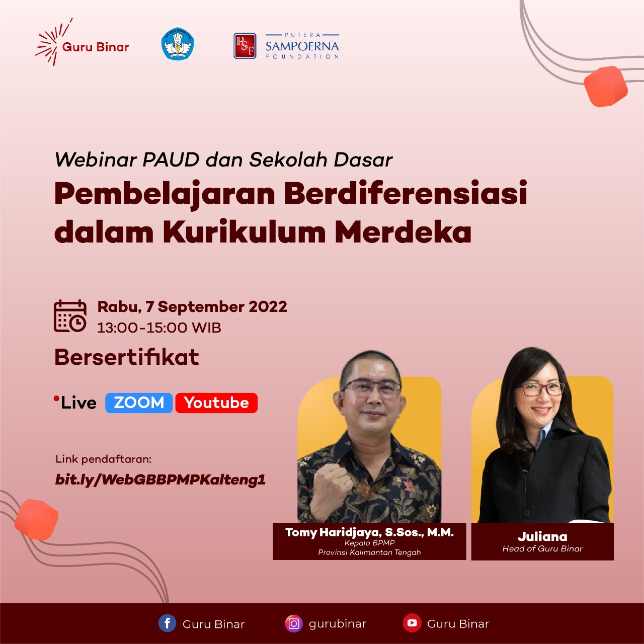 Webinar | Pembelajaran Berdiferensiasi Dalam Kurikulum Merdeka ...